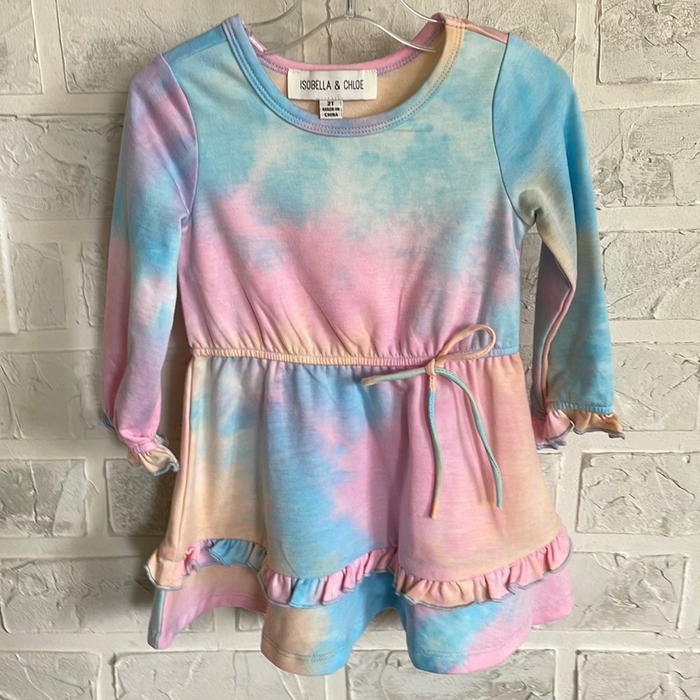 Isobella & Chloe rainbow unicorn dress